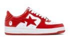A Bathing Ape Bape Sta Patent Leather White Red (2023)