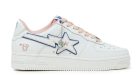 A Bathing Ape Bape Sta BAPY White Pink (Women's)