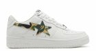 A Bathing Ape Bape Sta Low White ABC Camo Green