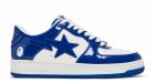 A Bathing Ape Bape Sta Patent Leather White Blue